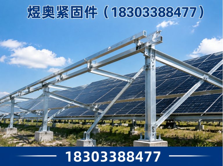 邱县光伏车棚支架展示图